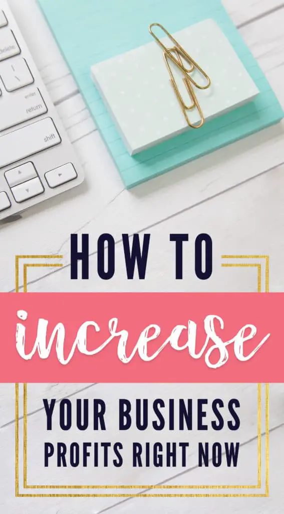 How To Increase Your Business Profits Now Small Business Sarah