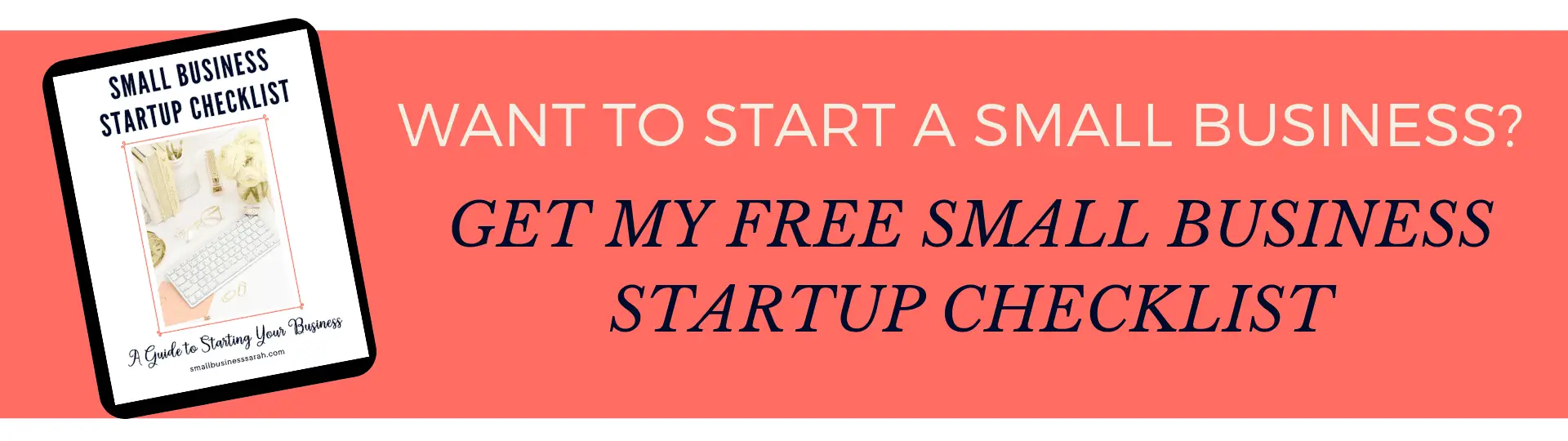 Get your FREE Small Business Startup Checklist