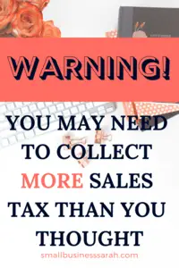 Sales tax has changed a lot in recent months! Learn all about the new economic nexus laws for sales tax and whether you need to collect and remit sales tax to more than just your state. The internet sales tax explained and help for how to comply easily! | SmallBusinessSarah.com
